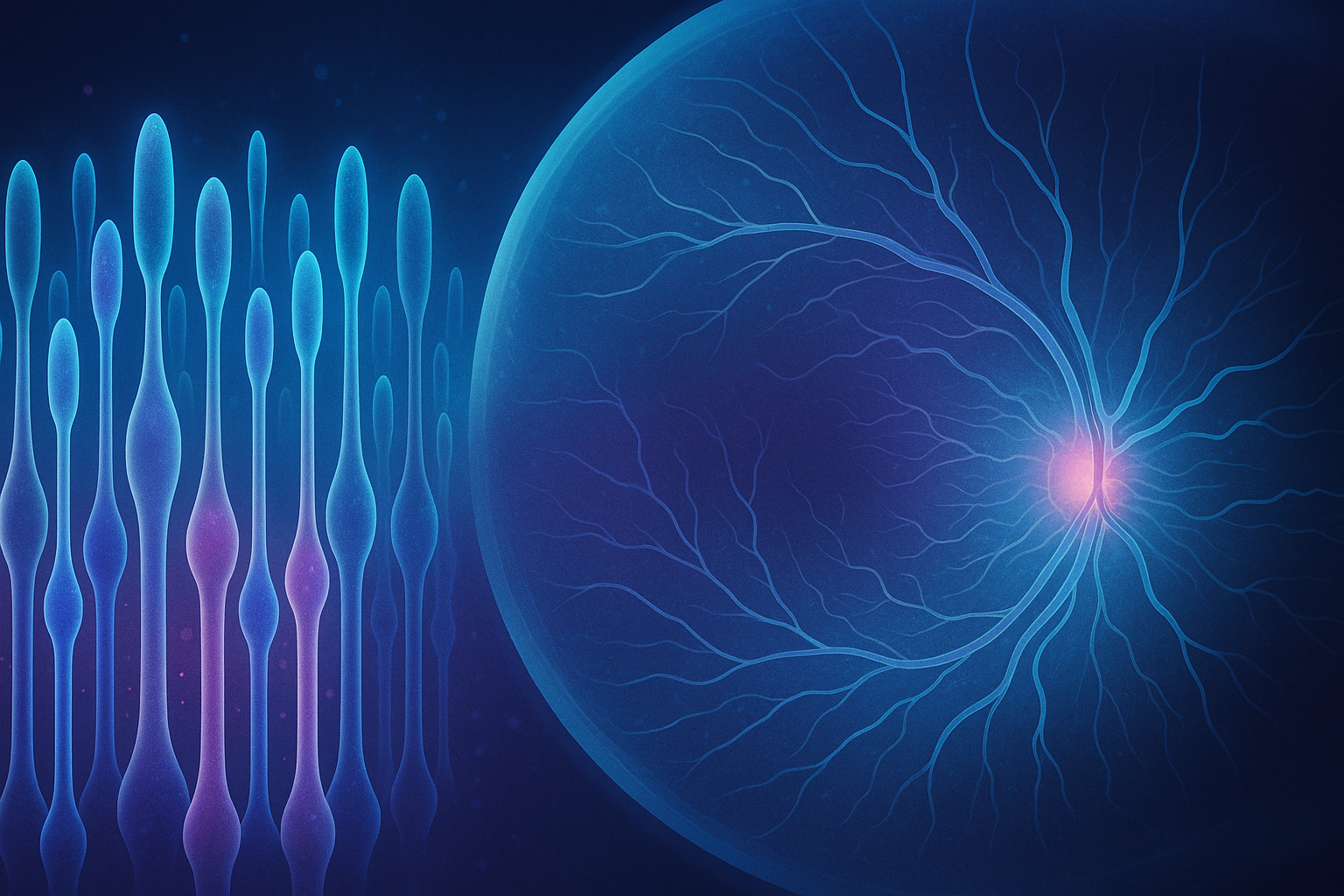 Close-up of an eye with visible redness and irritation.